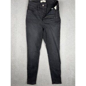 Madewell Curvy Roadtripper Supersoft Womens Skinny Jeans Black SIZE 28 Stretch